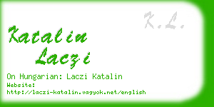 katalin laczi business card